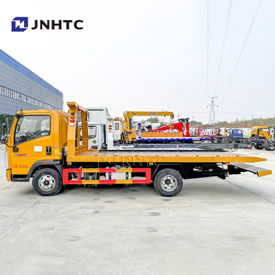 HOWO 4x2 ελαφρύ καθήκοντος 5-10TON εμπορικό φορτηγό Wrecker φορτίου φορτηγών επίπεδης βάσης