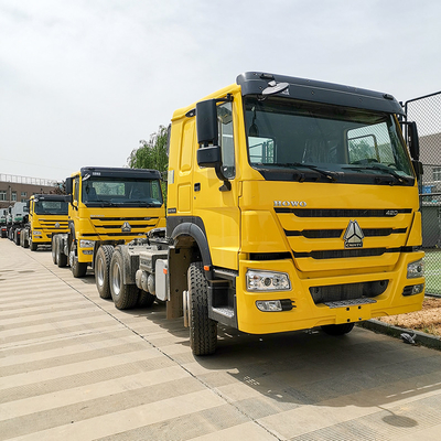 επικεφαλής φορτηγό τρακτέρ Sinotruk 371hp φορτηγών τρακτέρ 10wheels Howo