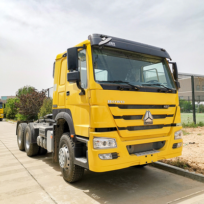 επικεφαλής φορτηγό τρακτέρ Sinotruk 371hp φορτηγών τρακτέρ 10wheels Howo