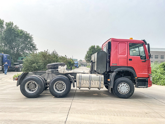 6x4 3,5 ίντσα Euro2 Sinotruk Howo 371 φορτηγό 10 τρακτέρ κυλά το επικεφαλής τρακτέρ