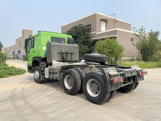 Euro2 LHD Sinotruk Howo 10 ρόδες φορτηγό ρυμουλκών τρακτέρ 371 HP 50 τόνος
