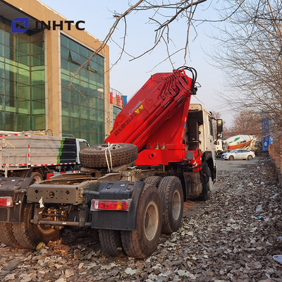 371hp τηλεσκοπικές ρόδες Sinotruk HOWO 6x4 40t 10 φορτηγών γερανών 8 τόνων
