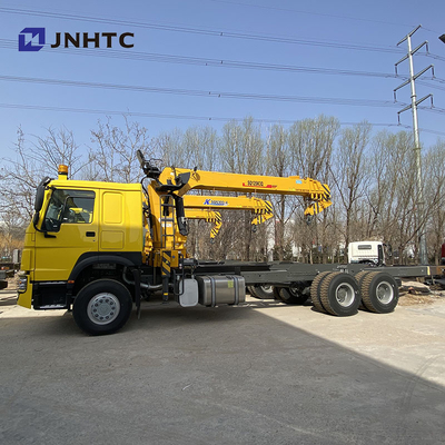 Ρόδες φορτηγών 6x4 10 βραχιόνων γερανών Sinotruk ευθύς βραχίονας 12 τόνου
