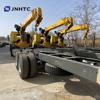 Ρόδες φορτηγών 6x4 10 βραχιόνων γερανών Sinotruk ευθύς βραχίονας 12 τόνου