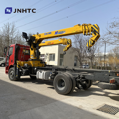 Φορτηγό βραχιόνων γερανών ροδών Drive FAW 4X2 με 6 - 10 τόνο