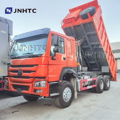 6x4 Sinotruk Howo 10 ευρο- ΙΙ εκπομπή φορτηγών απορρίψεων πολυασχόλων 371hp