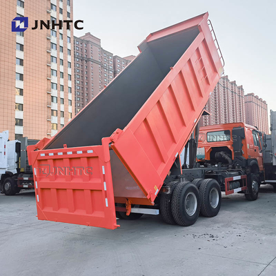 6x4 Sinotruk Howo 10 ευρο- ΙΙ εκπομπή φορτηγών απορρίψεων πολυασχόλων 371hp