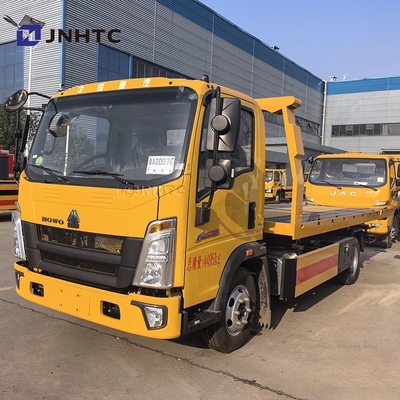 Howo Flatbed Wrecker 4*2 3tons 5 Ton 160HP Road Recovery Wrecker Truck Καλή τιμή
