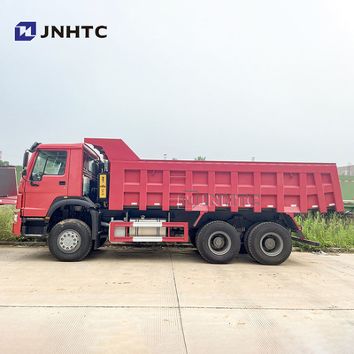 Sinotruk Howo 336 6x4 Τροχό απορριμμάτων Κόκκινο χρώμα Κίνα Howo Τροχόφορο φορτηγό Καλή κατάσταση Τροχόφορο φορτηγό