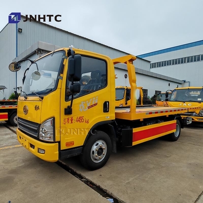 FAW Flatbed Wrecker 4*2 3tons 5 Ton 160HP Road Recovery Wrecker Truck Καλή τιμή
