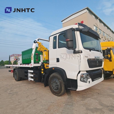 HOWO TX Κρέας 320HP 4X2 15TON φορτίο τοποθετημένο Wrecker φορτηγό με υδραυλικό ευθεία βουμ γερανό φορτηγό