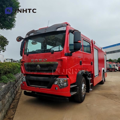 HOWO Πυροσβεστικό φορτηγό 12000L 6 X 4 Πυροσβεστικό φορτηγό διάσωσης με νερό και αφρό