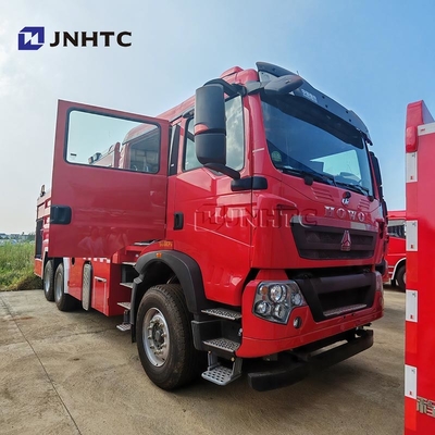 HOWO Πυροσβεστικό φορτηγό 6X4 480hp 5000L Υδροφουσκωτό δεξαμενόπλοιο Πυροσβεστικό φορτηγό Μίνι Πυροσβεστικό φορτηγό