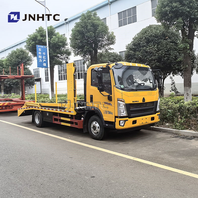 HOWO Ελαφρύ διπλό κατάστρωμα οδική διάσωση Flatbed Wrecker ρυμουλκούμενο φορτηγό για πώληση