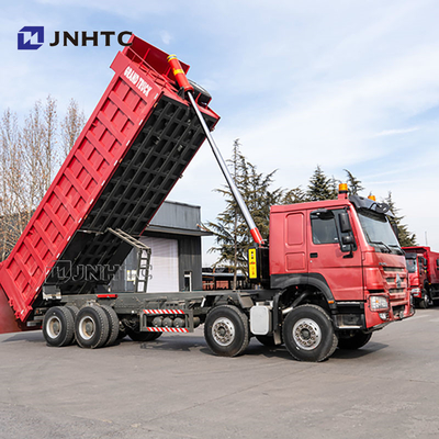 Καλή κατάσταση Νέο φορτηγό Howo 8x4 40 κυβικά μέτρα 12 τροχών 430hp φορτηγό για πώληση