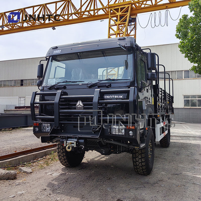 Sinotruk Howo 4X4 Euro2 4 τροχούς 280hp Πλήρη κίνηση εμπορικών βαρέων δεξιών τροχών φορτηγό