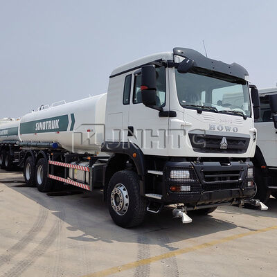 HOWO TX Υδροφόρο φορτηγό 6x4 15000/20000 λίτρα 371HP Σπρίνσελερ νερού Bowser Υδροφόρο φορτηγό