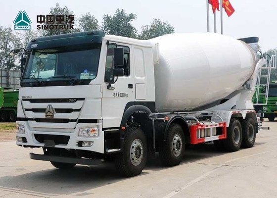 Ανθεκτικές ρόδες φορτηγών 8X4 10CBM 12CBM 12 συγκεκριμένων αναμικτών SINOTRUK HOWO ΕΥΡΟ- 2 371HP