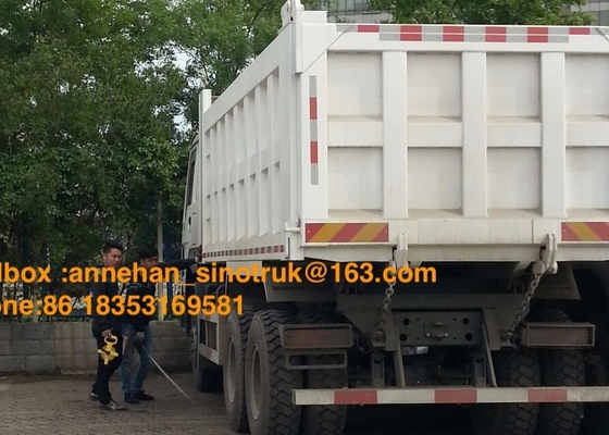 Η Γκάνα 6x4 10 κυλά το βαρέων καθηκόντων Tipper φορτηγών απορρίψεων μέσο ανυψωτικό 20M3 φορτηγό LHD