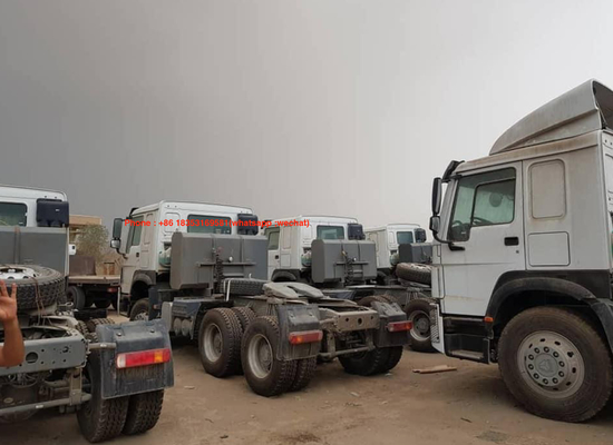 φορτηγό τρακτέρ ροδών Euro2 Howo 371hp 420hp 6x4 10