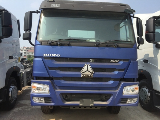 Μπλε Sinotruk Howo 371 πρωταρχικό - φορτηγό ZZ4257N3241W ρυμουλκών τρακτέρ φορτηγών μετακινούμενων