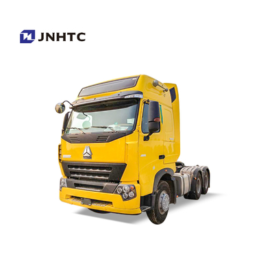 SINOTRUK A7 6X4 χρησιμοποίησε το τρακτέρ 10 ρόδα 371 420HP φορτηγών πρωταρχικό - κεφάλι μετακινούμενων