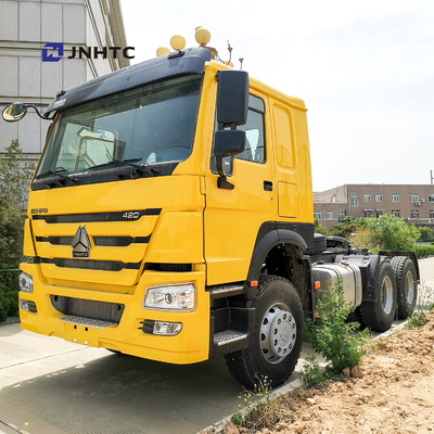 Sinotruk Howo 420 κεφάλι φορτηγών τρακτέρ τόνου φορτηγών 60-100